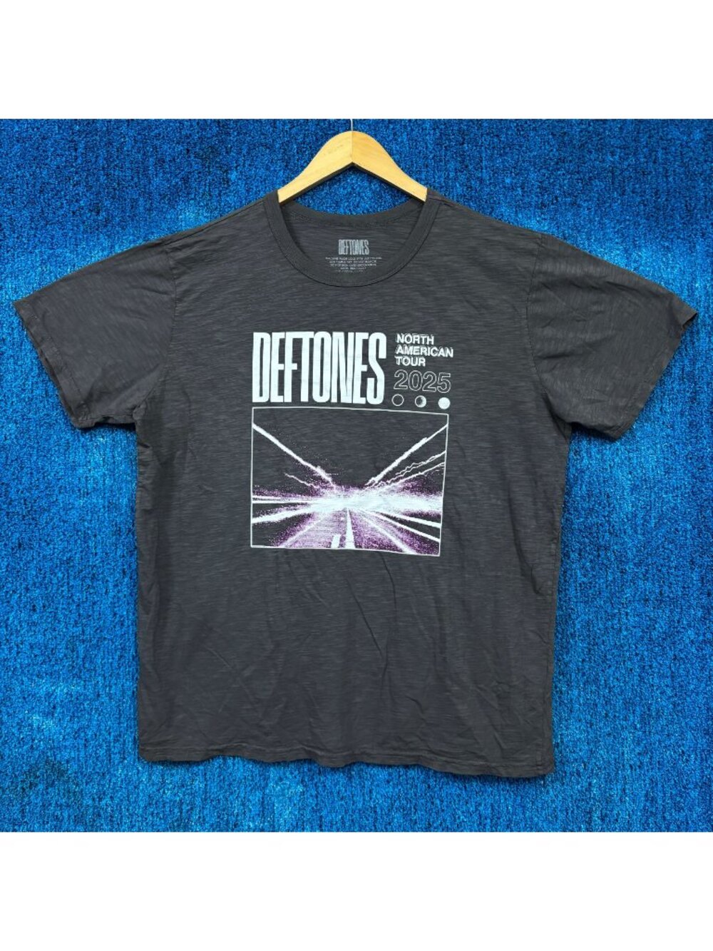 Deftones 2025 North American Tour Dates & Stops Rock Tee XL